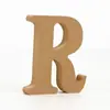 Ornatos de Letras e Números Ingleses de Madeira Atacado Artesanato de Madeira Letras DIY Decoração Criativa Venda Direta da Fábrica