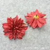 Venda Direta de Fábrica de Flores Artificiais de Dália, Grampos de Cabelo Feitos à Mão, Materiais DIY, Caixas de Presente, Flores Decorativas, Roupas, Chapéus e Flores