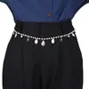 Cadena de Cintura de Concha Bohemia de Verano Europea y Americana Cadena Corporal con Colgante de Estrella de Mar y Caracola para Viaje a la Costa