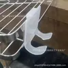 Acessórios para prateleira de banheiro feitos de material plástico PP, porta-sabonete, copo para escova de dentes, porta-lâmina, armazenamento, à prova de umidade, com drenagem de água, montado na parede