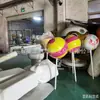 Escultura Grande de Fibra de Vidrio de Caramelo Corrugado, Accesorios Populares de Combinación de Dulces de Postre, Elementos de Paisaje, Hecho a Medida por el Fabricante Original