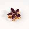 2025 Nuevo Pinza de Garra Estilo Lujo Ligero Clip para Cabello con Goteo de Aceite Aleación Tocado Accesorios para el Cabello de Flor Venta Caliente Pinza para Recogido Cola de Caballo Joyería Mujer