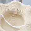Sombrero de paja para niños, sombrero de verano para niñas, sombrero de princesa, sombrero de playa con protección solar, sombrero de sol para bebé, sombrero de pescador transpirable