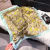 Primavera 2025 Nuevo Pañuelo Moda Estilo Occidental Combinable Cuadrado Pequeño 70cm Pañuelo Decorativo Protección Solar Chal de Viaje Mujer