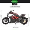 Caixa Huaxing 1:12 Motocicleta de Liga de Simulação Yamaha/Ducati/Chuanqi Carro de Brinquedo Deslizante Infantil