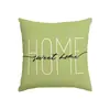 Funda de Almohada de Tela con Margaritas Estilo Transfronterizo, Funda de Cojín Decorativa Acogedora para el Hogar, Cojín de Estilo Pastoral para Sala de Estar y Dormitorio, Soporte Lumbar