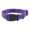 Coleira de Nylon para Pet, Coleira de Cão Twill Resistente ao Desgaste, Coleira Ajustável para Gato e Cachorro, Multicolorida, Suprimento para Pet Shop