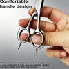 Tijeras profesionales para peluquería canina wingsbro de 18 cm, color plata mate, tijeras de corte hacia abajo, adecuadas para abrir y cerrar el pelo del perro, peinado, belleza, se pueden seleccionar cuatro tipos de dientes.