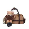 Bolso de mano coreano esmerilado para mujer, nuevo estilo otoño e invierno 2026, bolso cilíndrico de un solo hombro retro patchwork, bolso cruzado para el día a día, moderno