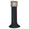 Polainas de Punto Grises Otoño/Invierno para Mujer, Empalme de Bloques de Color, Cubre Pantorrillas, Parche de Tela con Notas Musicales, Simples y Versátiles, Calcetines Caídos