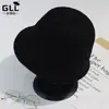 Sombrero de Pescador de Lana Bordado de Saturno Japonés, Sombrero Cálido de Invierno de Color Sólido para Reina Madre, Sombrero de Cubo al por Mayor de Fábrica