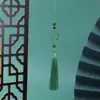 Estilo Chino Buena Suerte Carpa Flor de Ciruelo Orquídea Bambú Crisantemo Loto Caqui Borla de Paz Cesta de Flores Caja de Regalo Decoración Cadena para Teléfono Móvil Colgante
