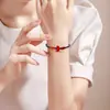 Pulsera de nudo Wenchang tejida a mano en tierra cuerda de mano a ser no. 1 cada examen debe aprobar el examen de ingreso de posgrado edición pulsera de la suerte para hombre al por mayor