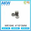 Los fabricantes de Cixi suministran directamente rodamientos en pulgadas MR104K L-1040X2 abiertos 4*10*3mm rodamientos miniatura especiales