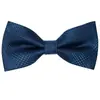 Gravata borboleta jacquard de poliéster masculina Noivo Festa de Casamento Roupa Formal de Negócios Gravata borboleta masculina Atacado em estoque