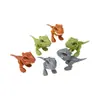 Llavero de Juguete de Dinosaurio Mini Muerde-dedos Transfronterizo Articulaciones Móviles Modelo de Dinosaurio Tyrannosaurus Adornos Regalo Venta al por Mayor