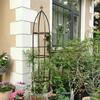 Arco de Ferro suporte de flores suporte para trepadeiras suporte simples para caminho suporte para roseira vinha bucha pepino rosa jardim de rosas