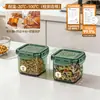 Frasco transparente para almacenar granos BNBSSnap-on para uso en la cocina, para almacenar productos secos, nueces y frijoles