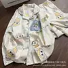 Novos Pijamas Infantis para Meninos Primavera e Outono Cardigã Fino de Manga Longa Desenho Animado Adolescentes Roupas de Casa Podem Ser Usadas Fora do Conjunto