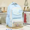 Nova mochila escolar transparente estilo anime japonês 2026 com múltiplos compartimentos e alto apelo estético para alunos do ensino fundamental II e médio