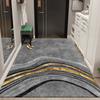 Lujo Ligero Alfombra de Piso para el Hogar de Alta Gama Entrada Alfombra Resistente a la Suciedad Dormitorio Mesilla de Noche Fácil de Cuidar Sala de Estar Baño Alfombrilla Simple para Pies