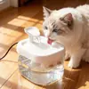 Bebedouro para gatos de grande capacidade com água corrente filtrada, bebedouro automático de circulação para animais de estimação, comedouro automático para cães atacado