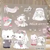 Pegatinas de Vestido de Novia HelloKitty Impermeables Hada Curativa Boda de Cuento de Hadas Niña Guka Funda para Computadora Teléfono Pegatinas para Uñas