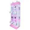 Máquina de Garra Comercial para Quatro Jogadores, Operada por Moedas, com Leitura de Código QR, Mini Máquina Premium, Brinquedo Gashapon Infantil, Máquina de Pelúcias