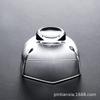 Taza de té pequeña de estilo japonés, de vidrio resistente al calor, transparente, para degustación de té, tazón de té pequeño, taza individual, juego de té de kung fu para el hogar