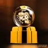 Luz Noturna de Planeta com Bola de Cristal Giratória Enfeites Criativos para Mesa Artesanato Feng Shui Presentes para Professores Novos Produtos Transfronteiriços