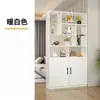 Venta de liquidación: Gabinete de Entrada de Doble Cara con Zapatero, Pantalla Divisoria Integrada para Sala de Estar, Cubierta de Entrada, Gabinete de Almacenamiento y Organizador