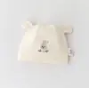 Gorro para bebé para primavera y otoño, de doble capa, para recién nacidos de 0 a 3 meses, gorro fetal para lactantes, gorro para fontanela de otoño e invierno, de doble capa