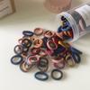 Color alta elasticidad no lastima el cabello del bebé anillo para el cabello básico para niñas cuerda para el cabello para cabeza pequeña anillo de toalla para pulgar para niños
