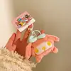 Colgante de Muñeco de Peluche de Dibujos Animados Sanrio Lindo Perro Cinnamon Llavero para Mochila Niñas Pequeños Regalos Accesorios Venta al por Mayor