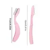 Tijeras para Recortar Cejas Herramienta Suministro Exclusivo Transfronterizo Logo Personalizado Recortador de Cejas Tijeras Rosas para Cejas Herramienta de Belleza Fábrica