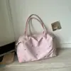 Bolsa de Viaje de Moda con Bordado de Flores Pequeñas Bolso Versátil para Mujer de Gran Capacidad Bolsa de Viaje para Viajes Cortos para Mujer