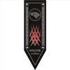 Em estoque fornecimento Game of Thrones bandeira 45X150cm bar decoração da sala de estar bandeira pendurada bandeira fazendo