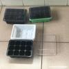 Caja de Plántulas al por Mayor 12 Hoyos Transpirable Siembra Suculenta Aislamiento Bandeja de Hoyos Germinación Juego de Tres Piezas Maceta de Plántulas Engrosada