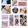 No. 72 Hilo de jade trenzado cuerda de mano cuerda trenzada a mano pulsera de cuerda cuerda trenzada línea roja cuerda con colgante material para manualidades