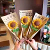 Bucquet de Girasoles Artificiales Cultural y Creativo Ganó el Primer Premio; Flores Artificiales de Girasol; Flores Artificiales; Regalos para Exámenes de Ingreso a Preparatoria y Universidad con Sentido de Ceremonia