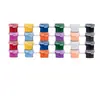 Set de pintura acrílica de 12 colores para pintar a mano muñecos de yeso, pintura para estudiantes sobre piedra al por mayor, pinceles para vidrio pintado a mano