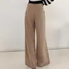 Calça Social Feminina Elegante de Barra Reta, Tamanho Petite, de Alta Qualidade, para o Dia a Dia, Calça Social Formal Elegante de Cintura Alta Emagrecedora para Mulheres