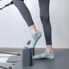 Meias Toesox qualidade nova gradiente yoga meias tie-dye sem calcanhar cinco dedos esportes pilates dispensando meias antiderrapantes