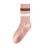 Calcetines de yoga con silicona antideslizante, caña larga, algodón a rayas, para mujer, nuevo modelo popular otoño e invierno 2026, venta al por mayor desde la fábrica de Zhuji