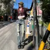 Jeans Rectos de Estilo Americano para Mujer, Nuevos de Moda, Tiro Bajo, Corte Ajustado, Versátiles, Textura Fresca, Pantalones Fluidos de Largo Hasta el Suelo