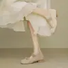 Novos Sapatos Mary Jane Quadrados da Moda 2026 para Mulheres, Sapatos Rasos Tendência Primavera e Verão com Solas Macias e Confortáveis