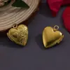 Puede Sostener Fotos, Marco de Fotos con Patrón en Forma de Corazón DIY Caja de Fotos de Corazón Colgante Retro Se Puede Abrir Caja de Fotos para Parejas con Recogida de Luz