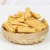 Tofu Amarillo Bambú Piel de Tofu Seca Tiras de Piel de Tofu Segmentos de Piel de Tofu Capa Superior Piel de Tofu Plato Frío Ingredientes para Hot Pot Mayorista Uso Comercial