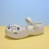 Zapatos de Ballet con Agujeros de Suela Gruesa de Fábrica Nuevos Sandalias Versátiles de Verano Nuevas para Mujer Transpirables de Suela Suave para Uso al Aire Libre