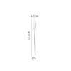 Vajilla de acero inoxidable mate 304 de Amazon, cuchillo, tenedor y cuchara adecuados para cuchillos, tenedores y cucharas de carne occidentales, cucharas de postre, cucharas de hielo.